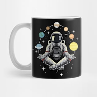 Meditating Astronaut Mug